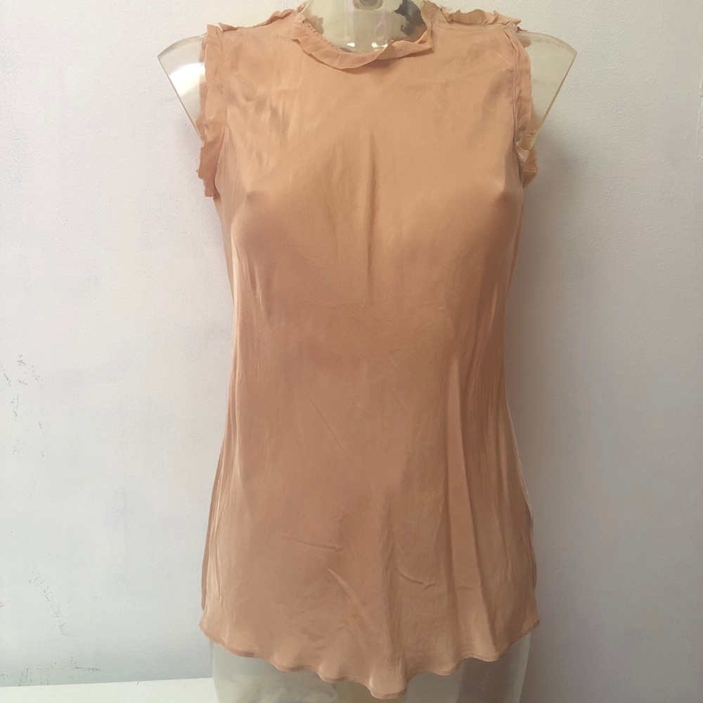 peach silky top • club monaco